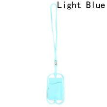 Load image into Gallery viewer, Mobile phone silicone lanyard belt neck bracelet necklace card clip sets DIY