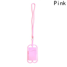 Load image into Gallery viewer, Mobile phone silicone lanyard belt neck bracelet necklace card clip sets DIY
