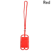 Load image into Gallery viewer, Mobile phone silicone lanyard belt neck bracelet necklace card clip sets DIY