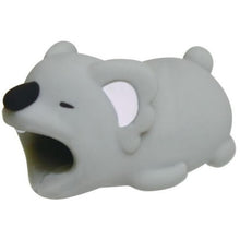 Load image into Gallery viewer, Dropshipping 1pcs Protector for Iphone cable Winder Phone holder Accessory chompers rabbit dog cat Animal doll model funny