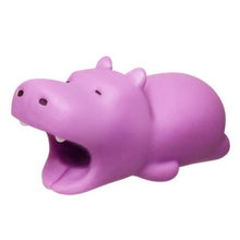 Load image into Gallery viewer, Dropshipping 1pcs Protector for Iphone cable Winder Phone holder Accessory chompers rabbit dog cat Animal doll model funny