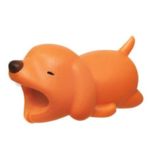 Load image into Gallery viewer, Dropshipping 1pcs Protector for Iphone cable Winder Phone holder Accessory chompers rabbit dog cat Animal doll model funny