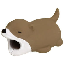 Load image into Gallery viewer, Dropshipping 1pcs Protector for Iphone cable Winder Phone holder Accessory chompers rabbit dog cat Animal doll model funny